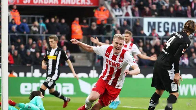 德甲联赛：科隆对战门兴格拉德巴赫，积分榜排名仅差三分，赛事比分预测